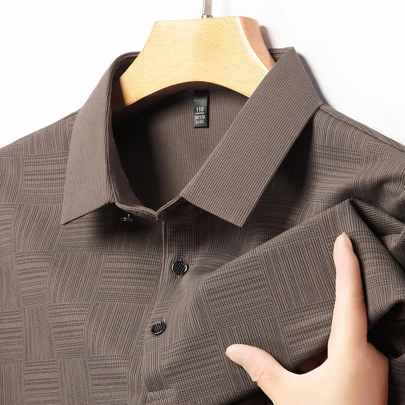 Men's Summer Print Polo Shirt
