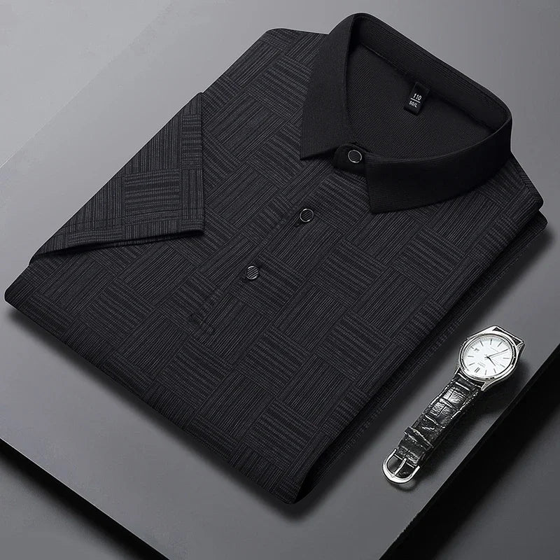 Men's Summer Print Polo Shirt
