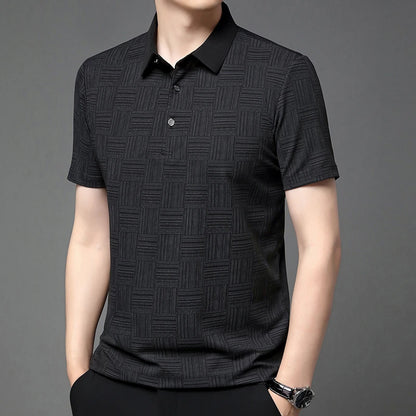 Men's Summer Print Polo Shirt