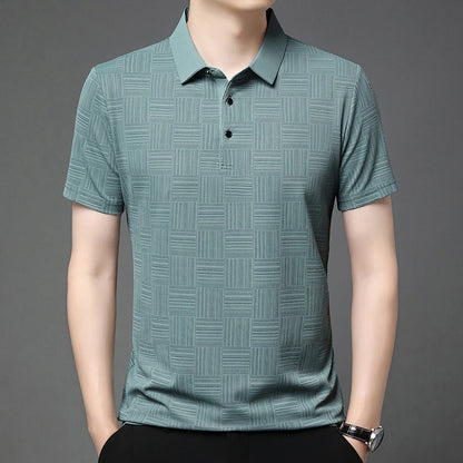 Men's Summer Print Polo Shirt