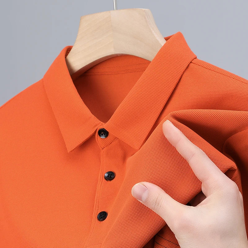 Men's Classic Knit Polo Shirt