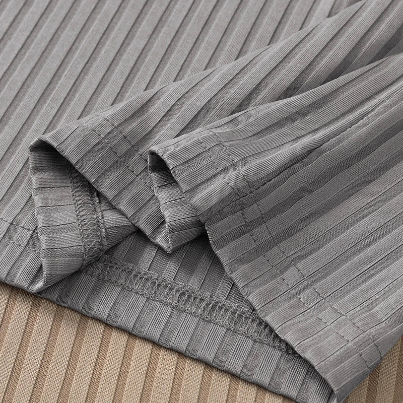 Men's Textured Stripe Polo Shirt