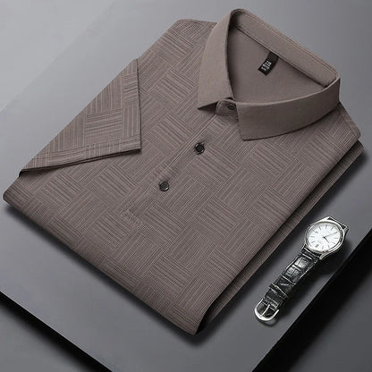 Men's Summer Print Polo Shirt