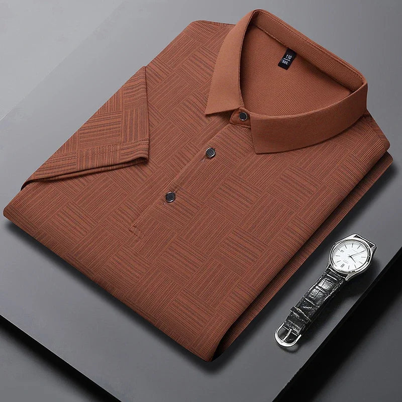 Men's Summer Print Polo Shirt