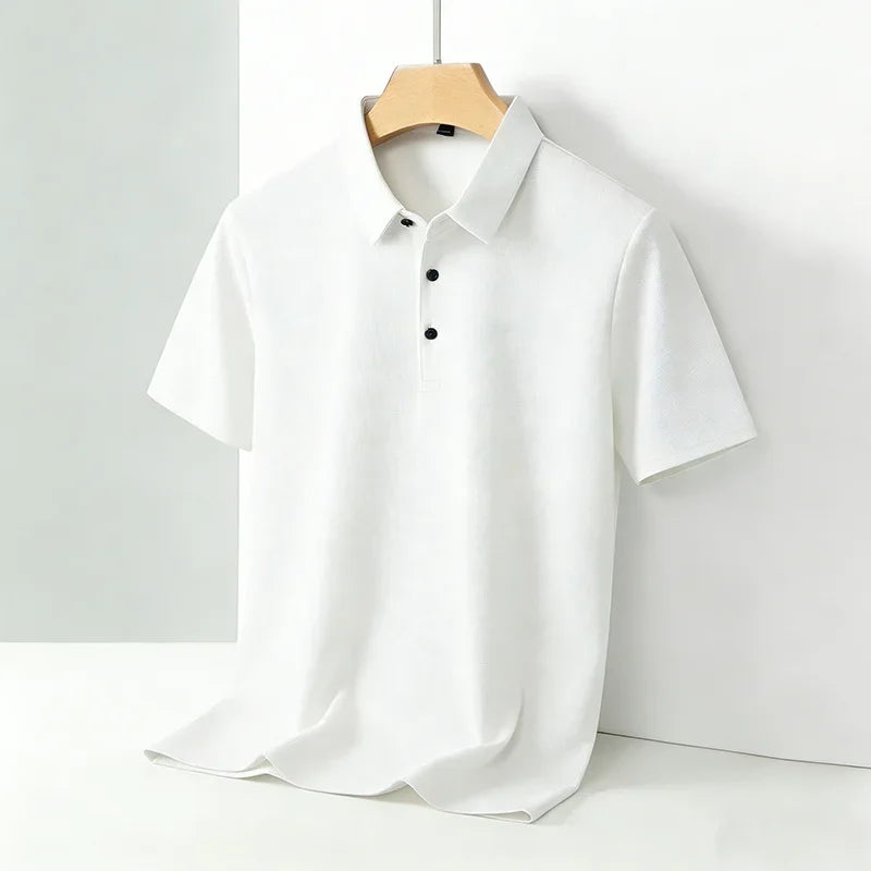 Men's Classic Knit Polo Shirt