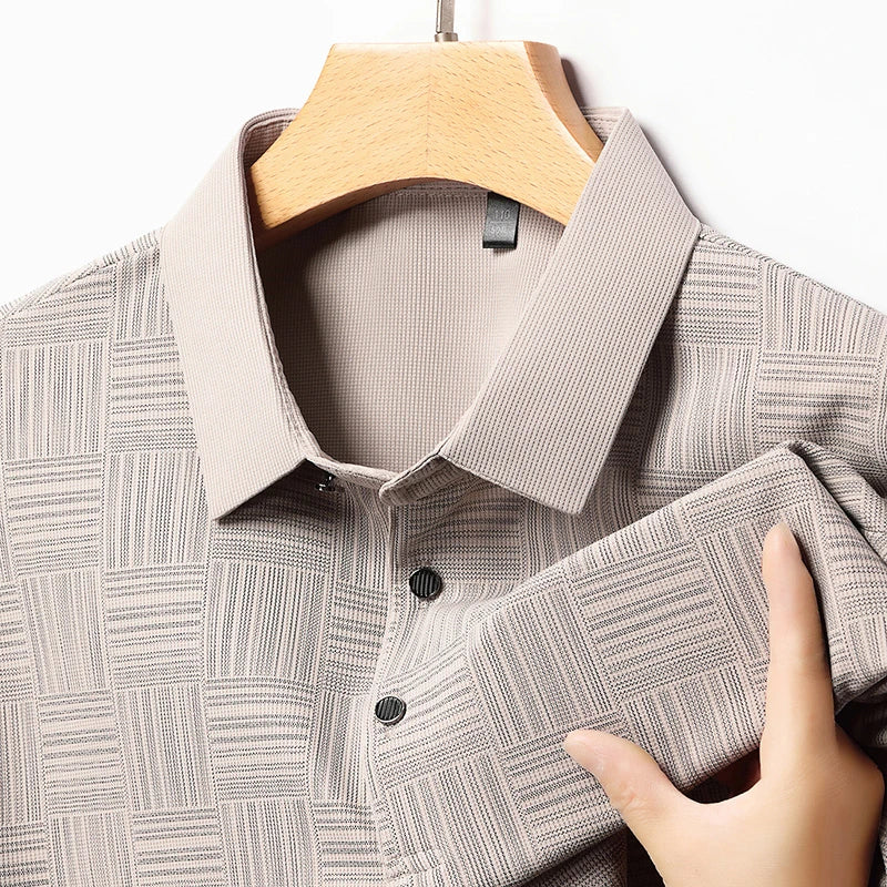 Men's Summer Print Polo Shirt
