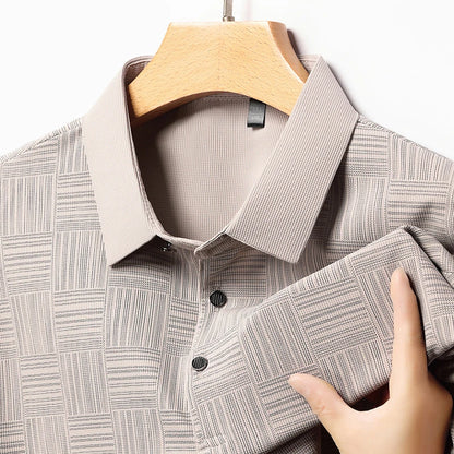 Men's Summer Print Polo Shirt