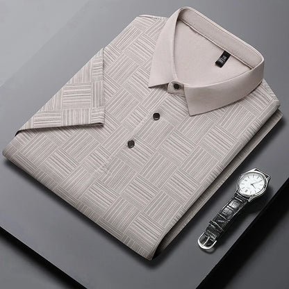 Men's Summer Print Polo Shirt
