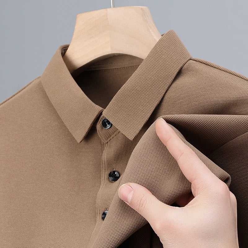 Men's Classic Knit Polo Shirt