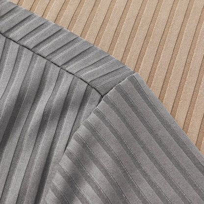Men's Textured Stripe Polo Shirt