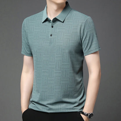 Men's Summer Print Polo Shirt