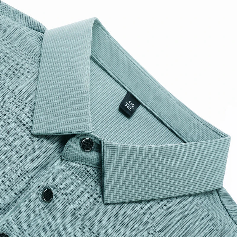 Men's Summer Print Polo Shirt