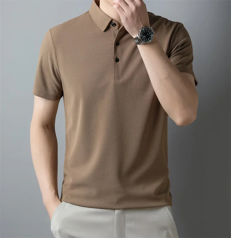Men's Classic Knit Polo Shirt