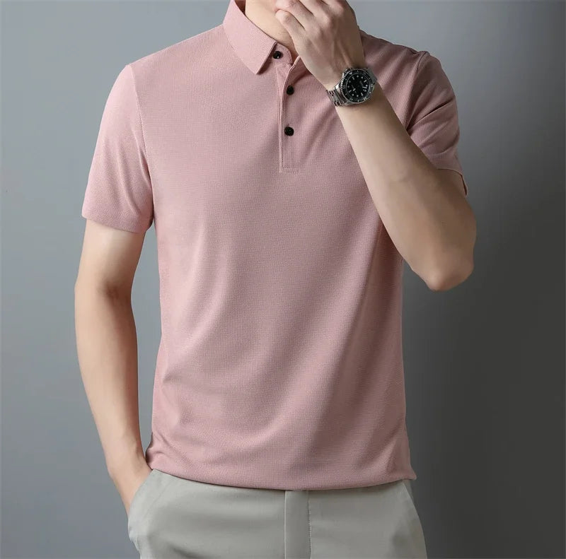 Men's Classic Knit Polo Shirt