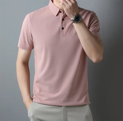 Men's Classic Knit Polo Shirt