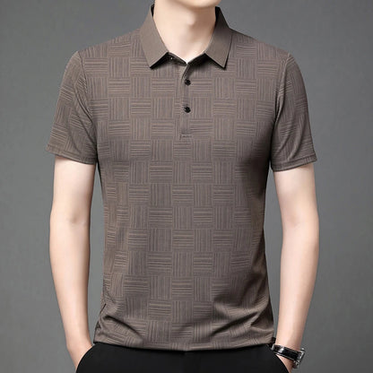Men's Summer Print Polo Shirt