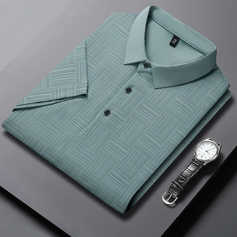 Men's Summer Print Polo Shirt