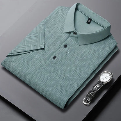 Men's Summer Print Polo Shirt