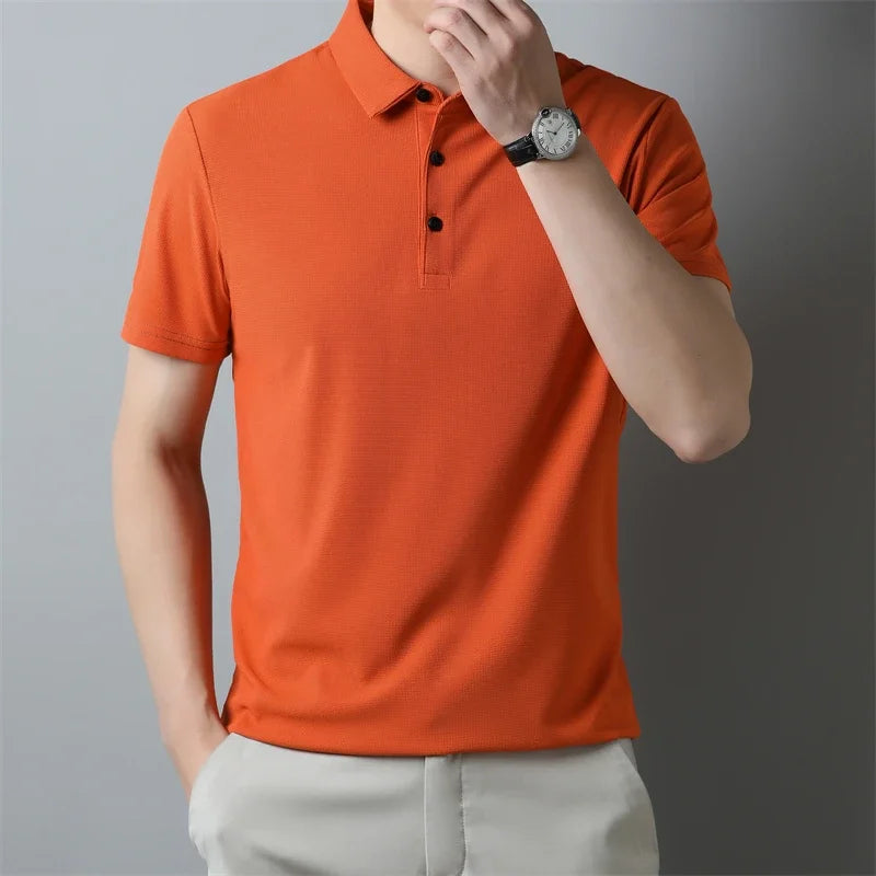 Men's Classic Knit Polo Shirt