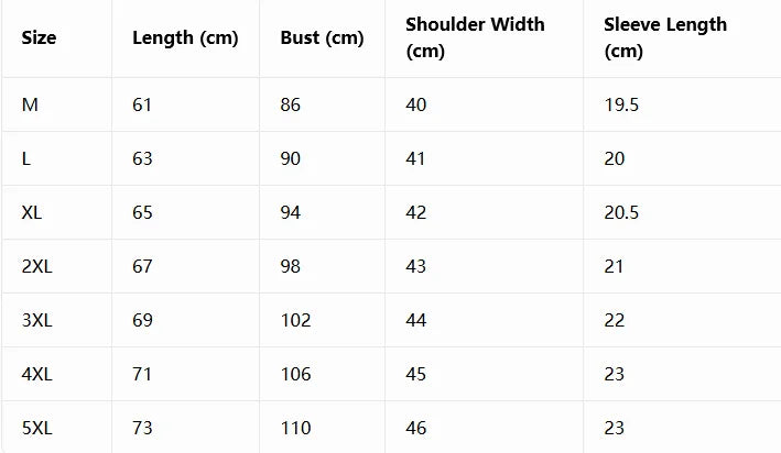 Ice-silk waffle-knit polo size guide chart M to 4XL