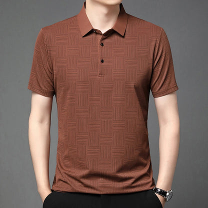 Men's Summer Print Polo Shirt