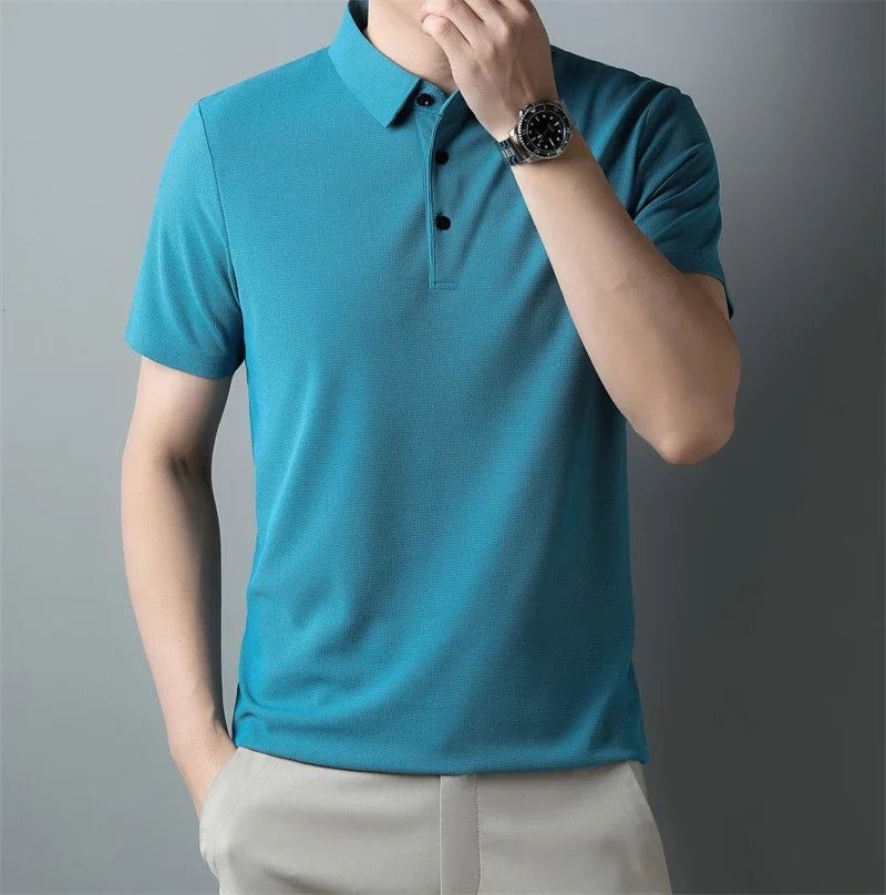 Men's Classic Knit Polo Shirt