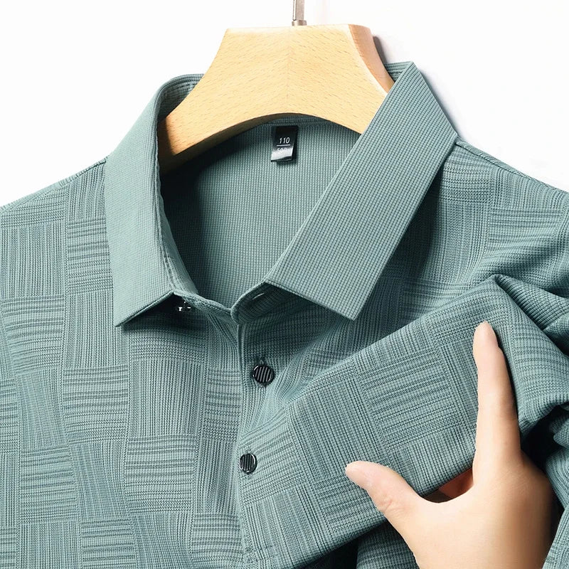 Men's Summer Print Polo Shirt