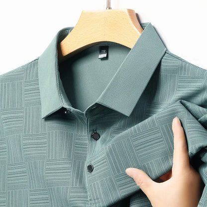 Men's Summer Print Polo Shirt