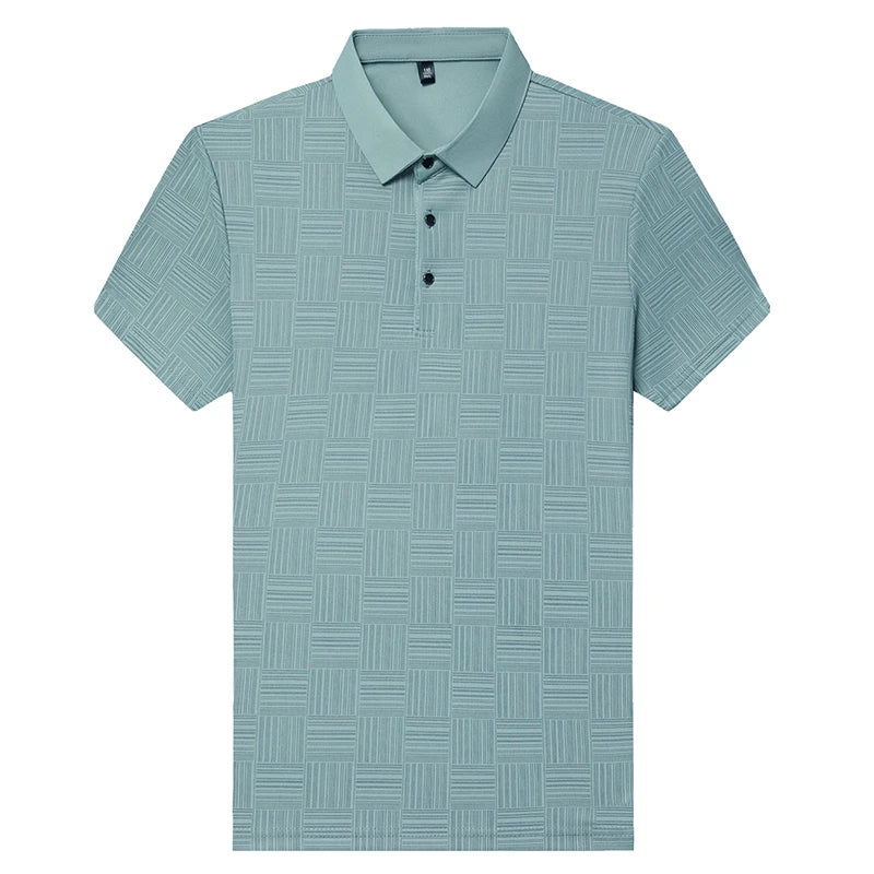 Men's Summer Print Polo Shirt