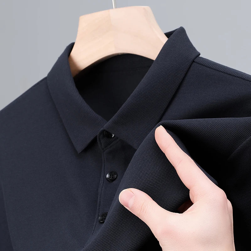 Men's Classic Knit Polo Shirt