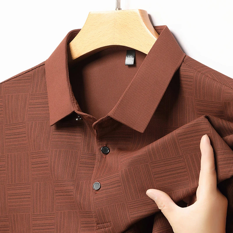 Men's Summer Print Polo Shirt