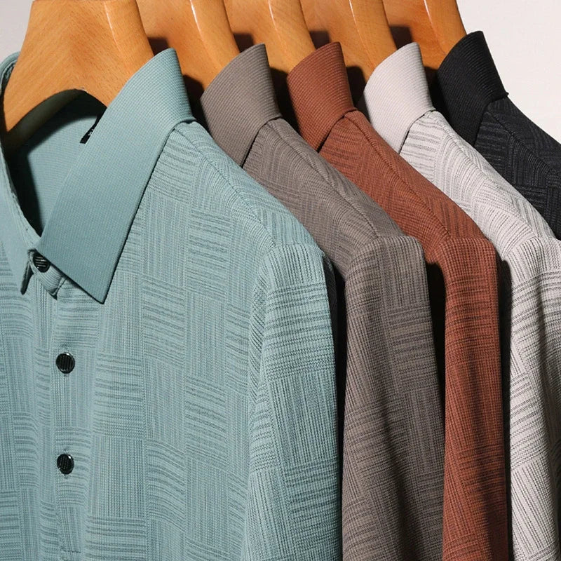 Men's Summer Print Polo Shirt